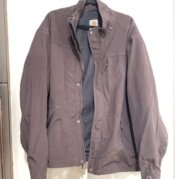 Carhartt Jackets & Coats Carhartt Mens Jacket Xl Brown Full Zip No